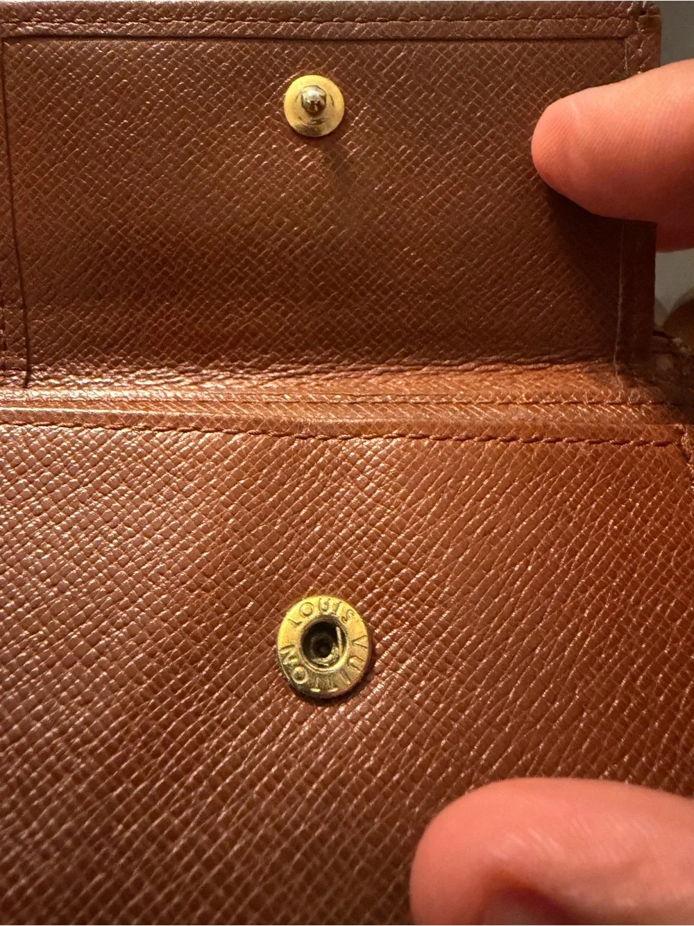 Louis Vuitton Brown Monogram Canvas Card Case